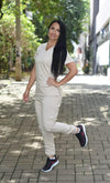Uniforme jogger en stretch Mujer color especial