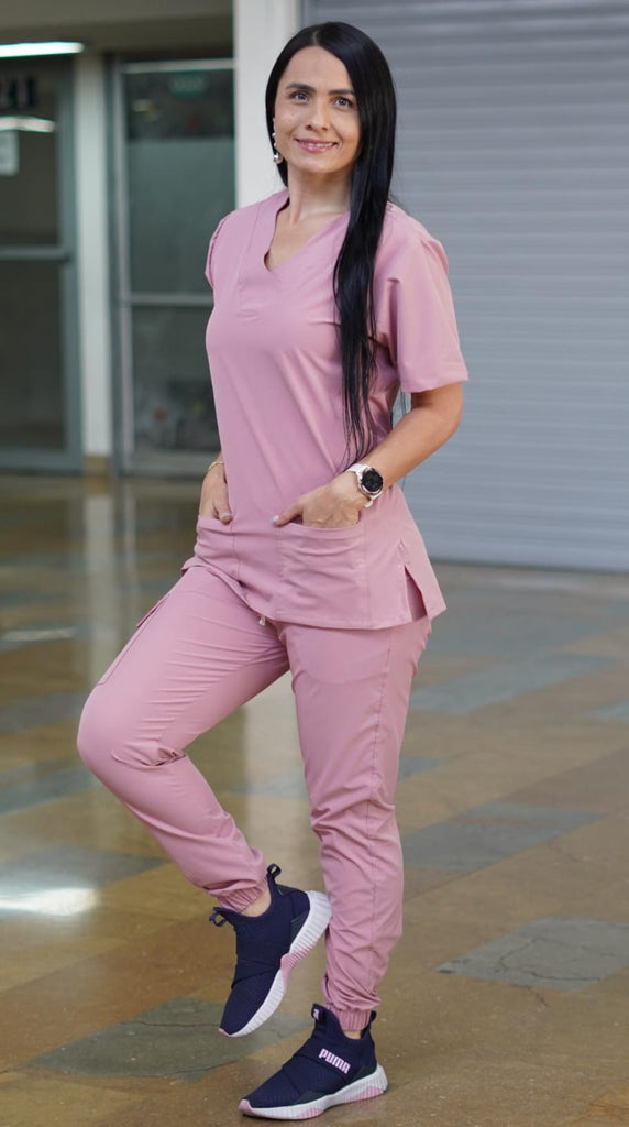 Uniforme jogger en stretch Mujer color especial - Uniformes Elite